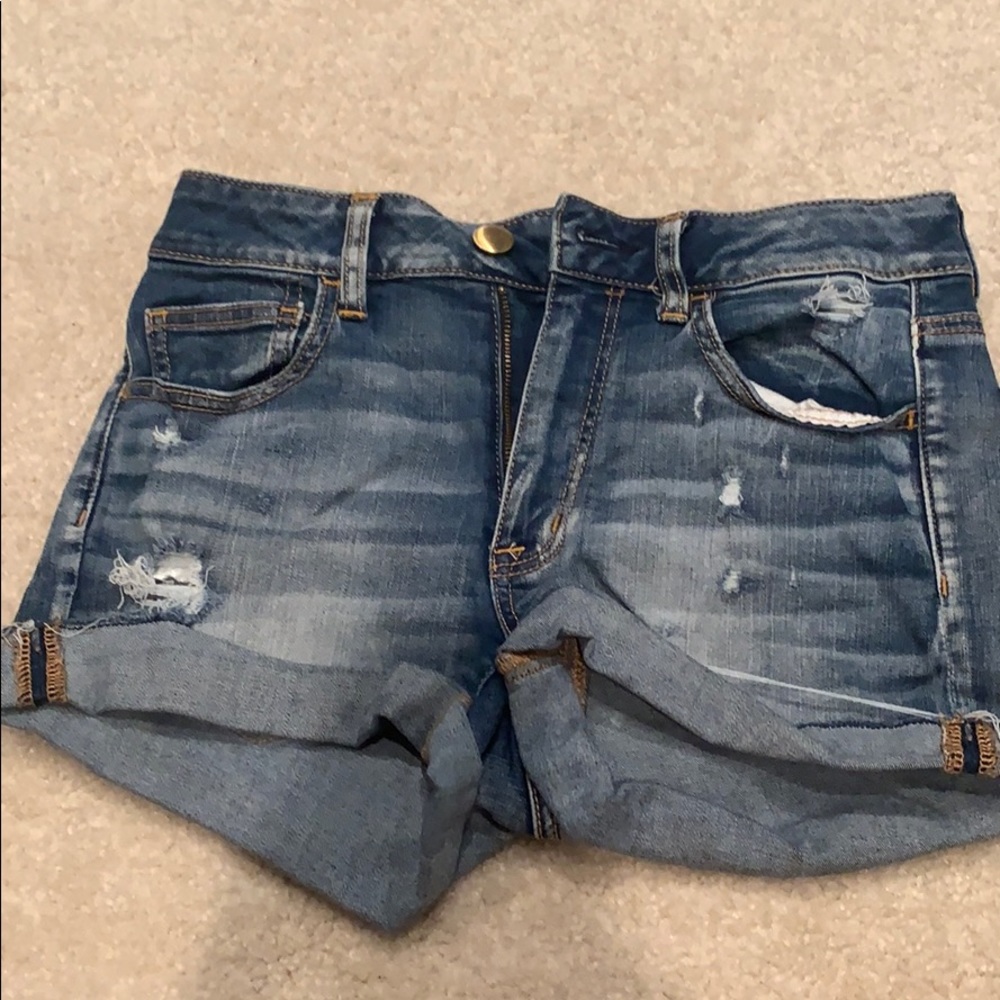 Light blue shorts